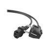Gembird PC-186 stroomkabel zwart 1,8 m CEE7/4 C14 koppeling