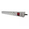 DIGITUS Professional A-19-STRIP-2-IMP – stroomverdeeleenheid (rack – rackmonteerbaar) – wisselstroom 250 V – ingangsvoeding – uitgang