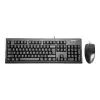 A4Tech KM-72620D - toetsenbord-muisset - USB - US - zwart