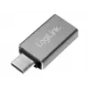 LogiLink AU0042 adapter USB-C naar USB 3.2 Gen 1 A-stekker compact ontwerp