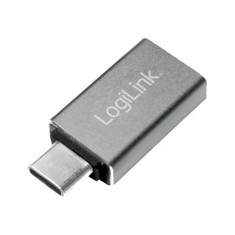 LogiLink AU0042 adapter USB-C naar USB 3.2 Gen 1 A-stekker compact ontwerp