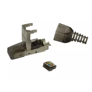 Synergy 21 TP-stekker, veldmonteerbaar, CAT6A, RJ45, gereedschapsloos