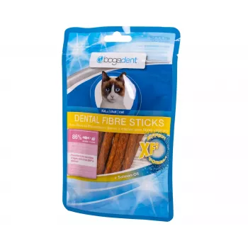 BOGAR Bogadent Dental vezelsticks zalm - kattensnacks - 50 g