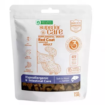 Zachte hondentraining snacks Nature’s Protection zalm 150 g — hypoallergeen met zalmsmaak, eiwit 21 %, vocht 20 %