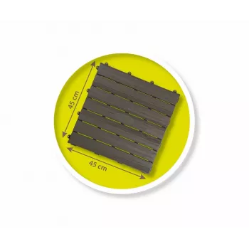 Smoby bodem voor een tuinhuis Life - antracietgrijs, 10 platen, 2,5 m²