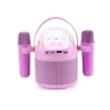 AKAI JoyBox Kids Karaokeset met Bluetooth, USB, MicroSD, AUX, FM-radio, RGB-verlichting, stemvervormer, kabelmicrofoon, oplaadbare 1200mAh accu, 5W RMS