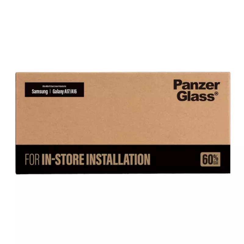 PanzerGlass displaybeschermfolie voor Samsung Galaxy A17 met FastFit
