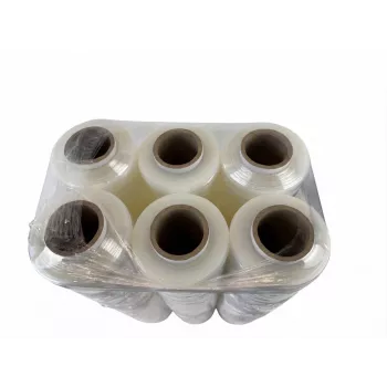 BSTECH Stretchfolie transparant 3kg x6 rollen