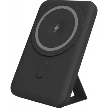 YENKEE YPB 501BK MagSafe siliconen powerbank 5000mAh 20W PD zwart