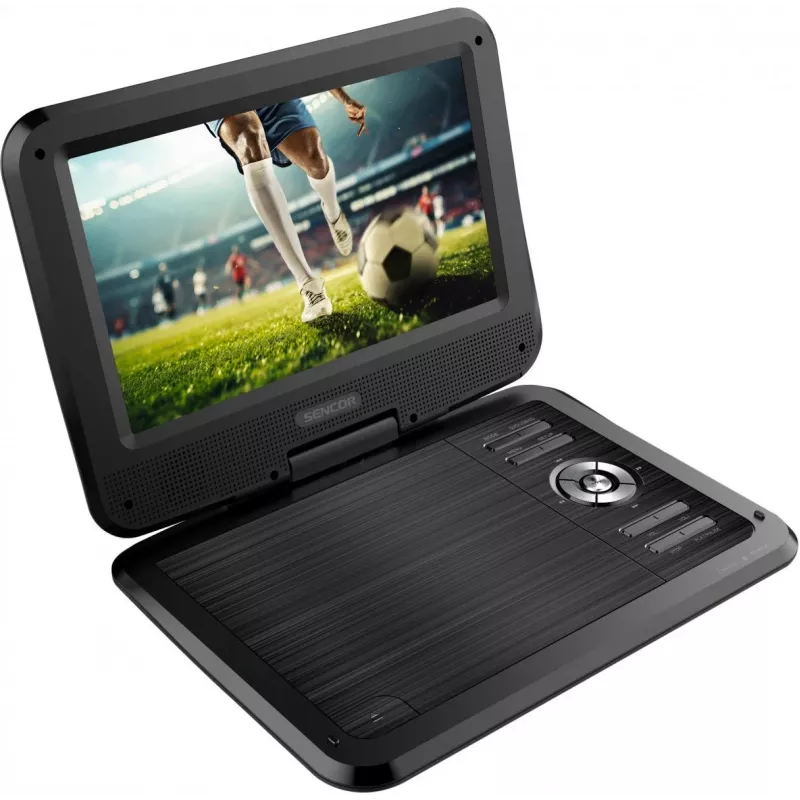 SENCOR SPV 2105 draagbare dvd-speler 10,1 inch met USB/SD, draaibaar scherm, autoadapter