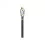 PYTHON HDMI 2.0-kabel 2 m zwart 4K 60Hz 18Gbps nylon gevlochten