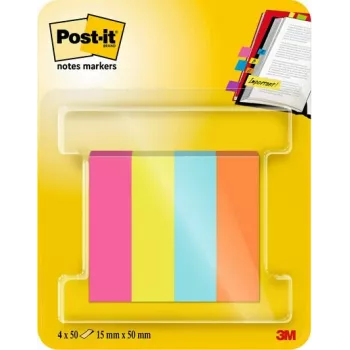 3M Post-it Page Marker 670-4-POP assorti 4x50 vellen/pack