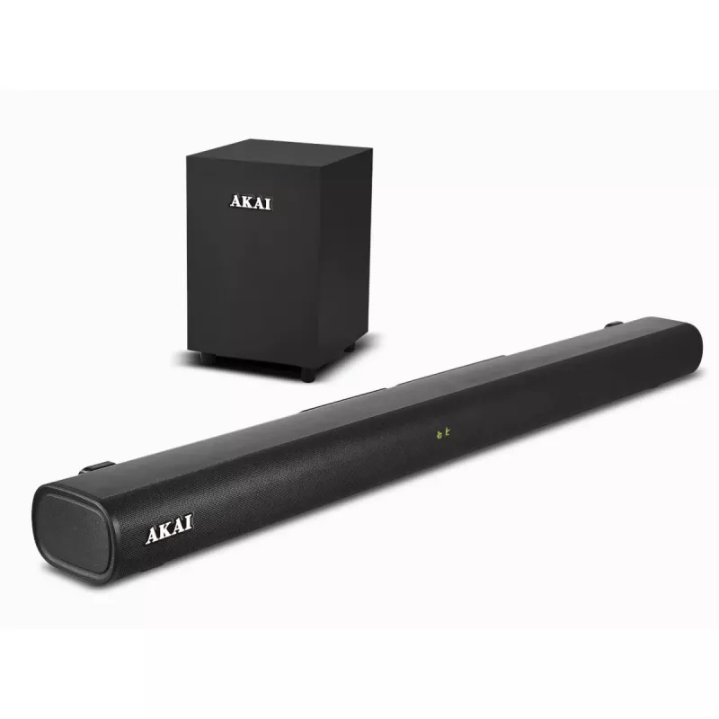 AKAI soundbar ASB-20CSW 2.1 80W draadloze subwoofer Bluetooth 5.0 HDMI ARC
