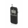 JVC RAE411B draagbare AM/FM-radio met analoge tuner, zwart