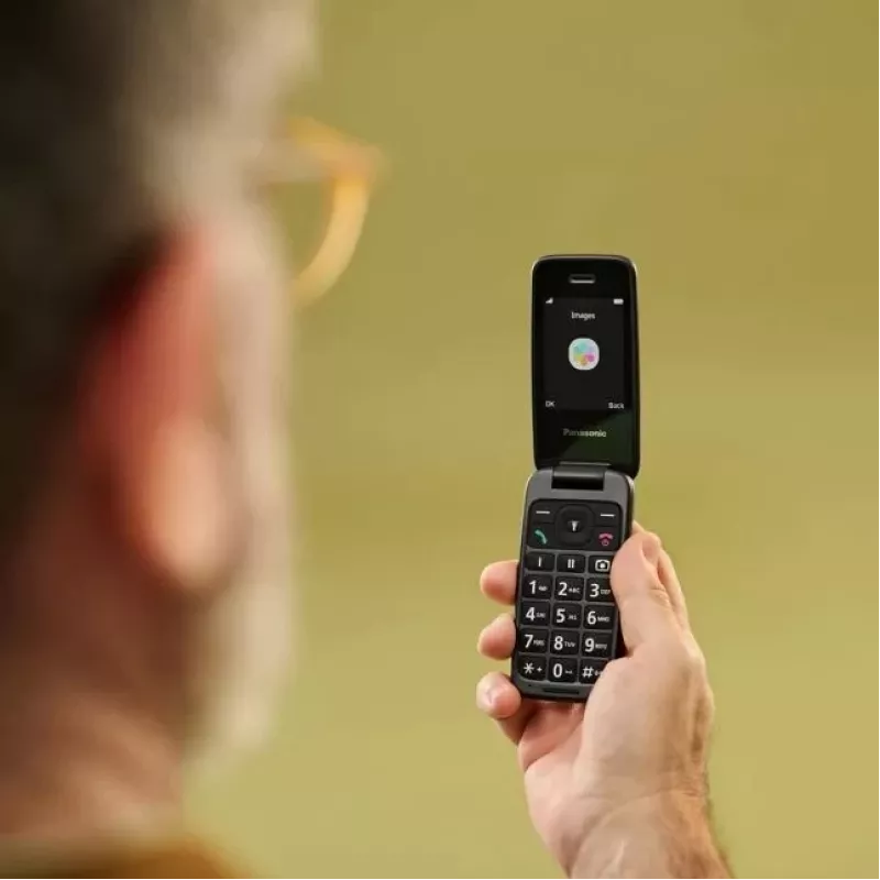 Panasonic KX-TU410EXB mobiele telefoon klaptelefoon zwart