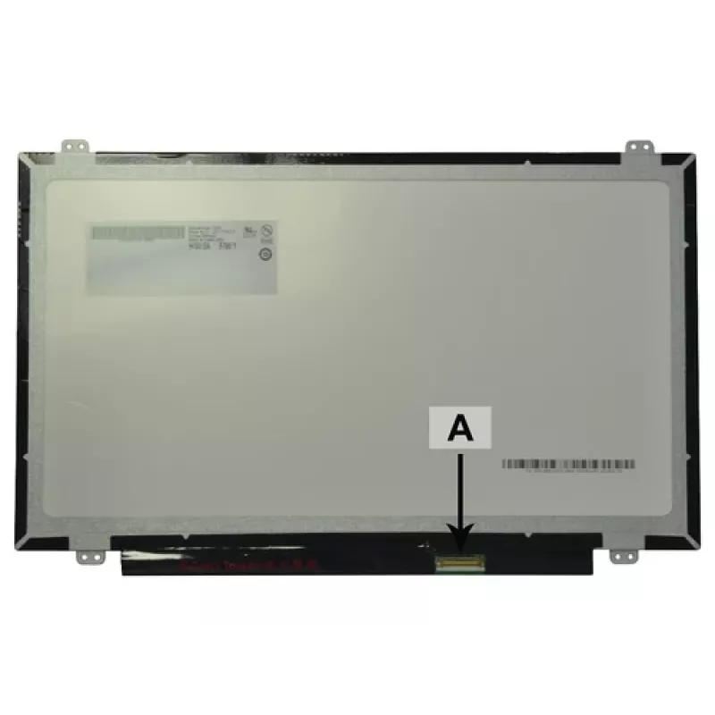 2-Power 14,0 inch HD glanzend laptop-lcd-scherm met beugels - 1366x768 - 40-pins LVDS