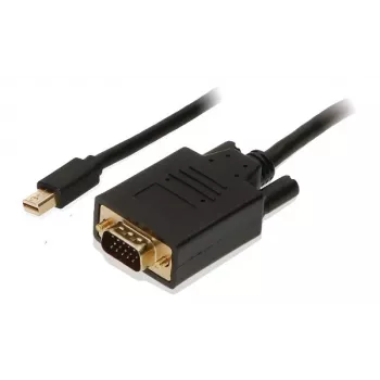 2-Power CAB0027A Mini DisplayPort naar VGA video-adapterkabel 1m zwart
