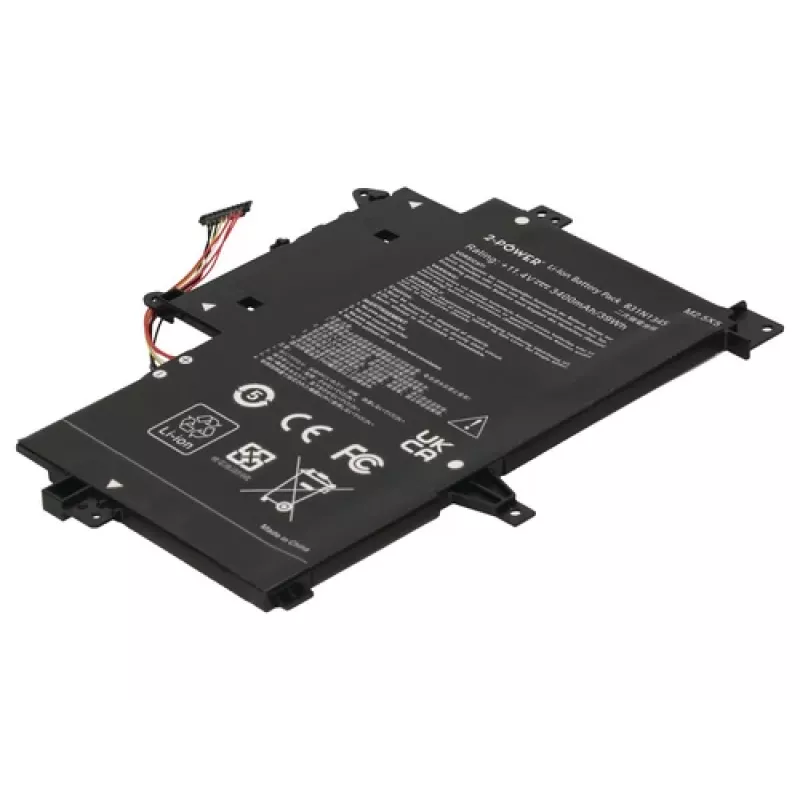 2-Power hoofaccu voor Asus Transformer Book Flip TP500LA - 3400 mAh