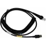 Honeywell USB-interfacekabel, USB Type-A naar USB Type-C, 3m spiraalkabel, zwart