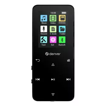 Denver MP-1830B Black MP4-speler met Bluetooth, 1,8 inch display, 4GB, zwart