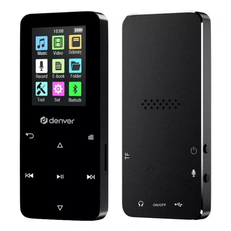 Denver MP-1830B Black MP4-speler met Bluetooth, 1,8 inch display, 4GB, zwart