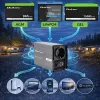 Qoltec MS-golf omvormer 12V naar 230V 300/600W USB compatibel met LiFePO4 GEL AGM