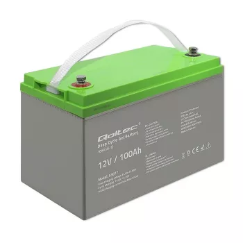 Qoltec 53077 USV-accu verzegeld lood-zuur (VRLA) 12V 100Ah