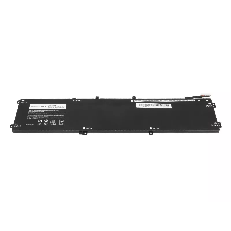 MITSU accu 6GTPY voor Dell XPS 15 9550 - 6000 mAh (69 Wh)