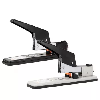 DELI E0392 heavy duty nietmachine, 60 vel capaciteit, zwart/zilver