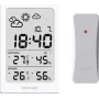 SENCOR multifunctioneel weerstation SWS 2300 W - weerstation met klok, wekker en buitensensor