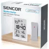 SENCOR multifunctioneel weerstation SWS 2300 W - weerstation met klok, wekker en buitensensor