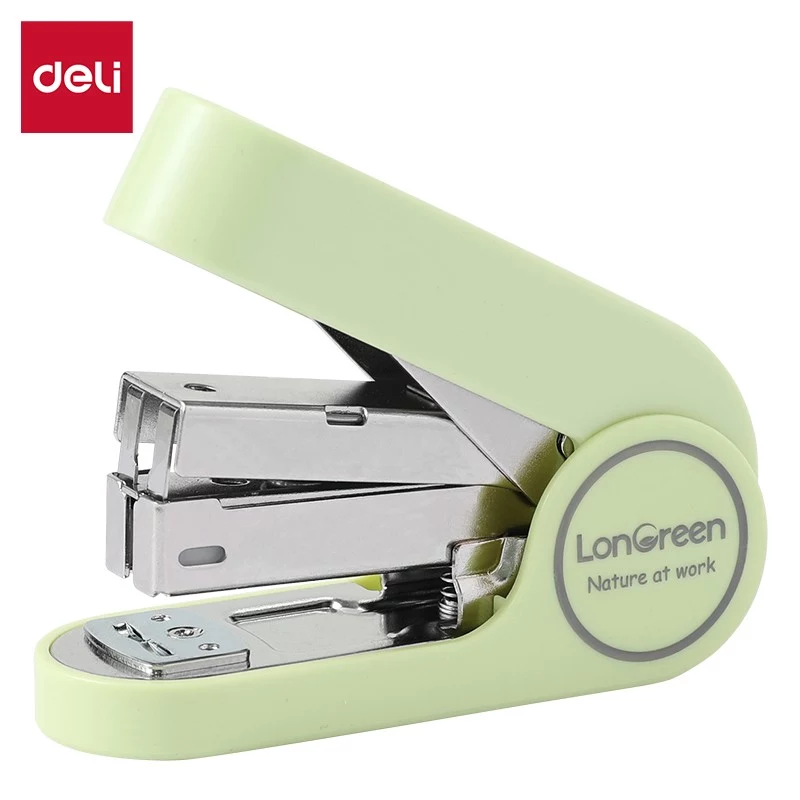 Deli LonGreen EM416 groene nietmachine voor tot 25 vel