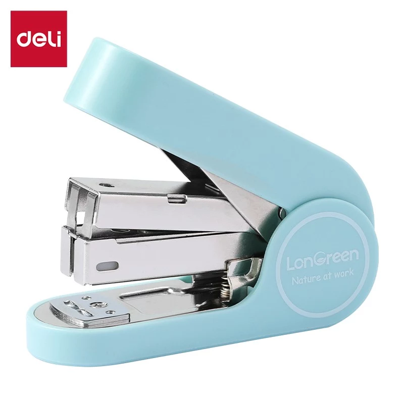 Deli LonGreen EM416 blauwe nietmachine tot 25 vel