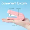 Deli LonGreen EM416 roze nietmachine tot 25 vel