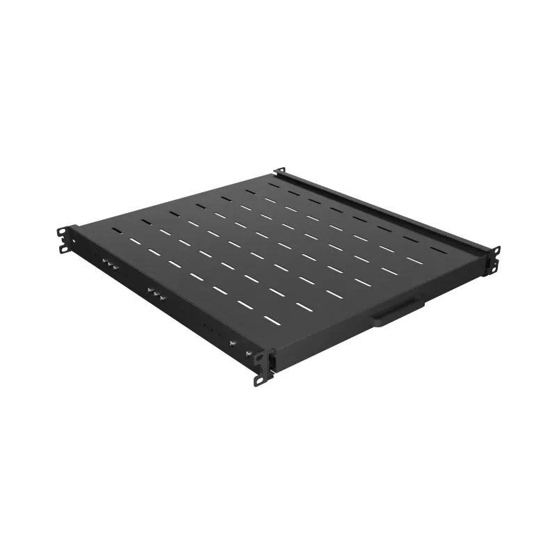 Lanberg 19 inch 1U ladeschacht 500mm diep zwart 35kg draagvermogen