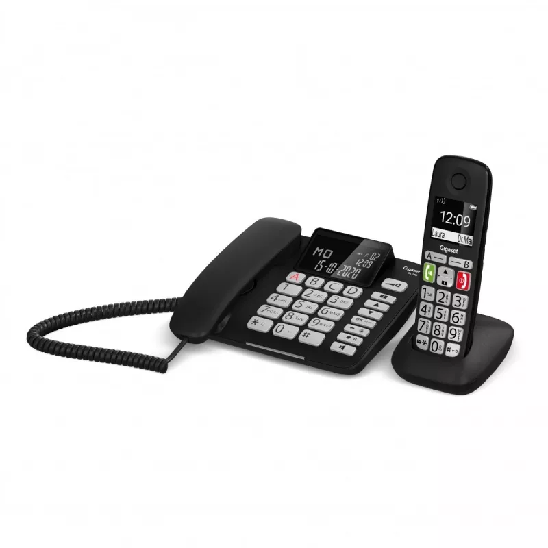 Gigaset DL780 Plus vaste telefoon met antwoordapparaat, zwart