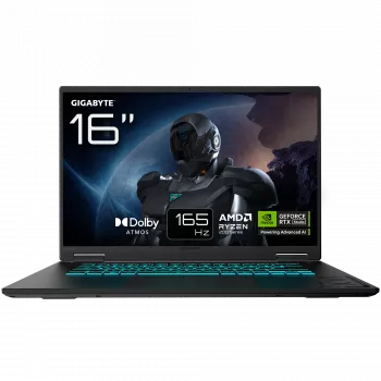 Gigabyte GAMING A16 3VHK3EEC93SH 16 inch QHD+ AMD Ryzen 7 260 16GB 512GB SSD RTX 5060 Windows 11 Home Engelse toetsenbordindeling 2 jaar garantie
