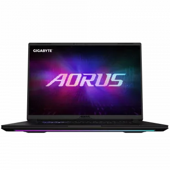 Gigabyte AORUS MASTER 16 6XJM4EEE64SP 16 inch QHD+ gaming-laptop, AMD Ryzen 9 9955HX3D, 64GB DDR5, 2TB NVMe SSD, NVIDIA GeForce RTX 5070 Ti, Windows 11 Home, Engelse toetsenbordindeling, 2 jaar garantie, zwart