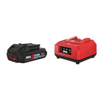 SKIL 2.4A oplader + 2.0Ah accu PWRCORE 20 3136AA