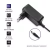 Qoltec stekkeradapter 30W 15V 2A 5,5x2,5mm zwart