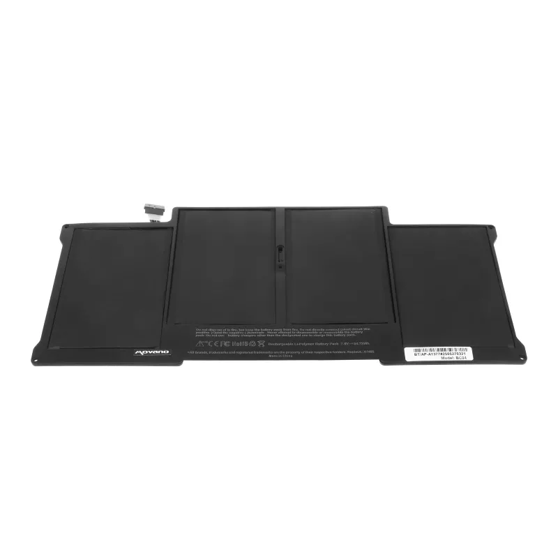 MOVANO accu A1377 voor Apple MacBook Air 13 A1496 A1405 - 7200 mAh (54,72 Wh)
