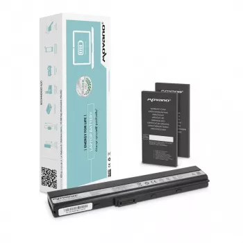 MOVANO accu A32-K52 voor Asus A52 A52F K52 K52F K52J - 4400 mAh (48 Wh)