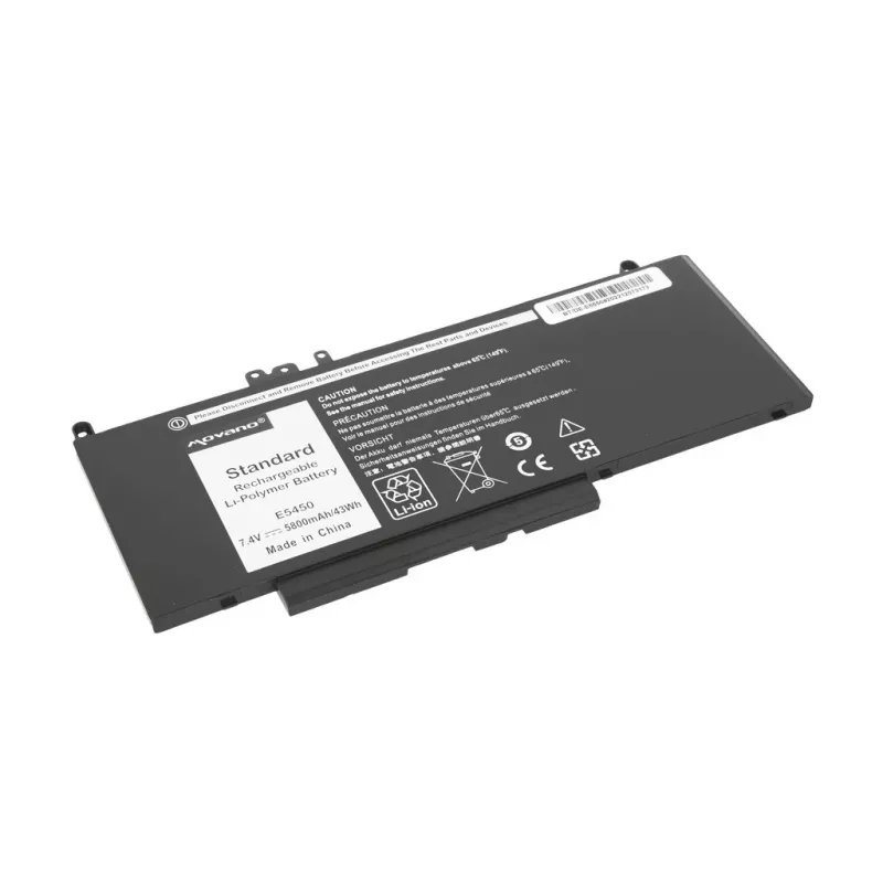 MOVANO accu G5M10 WYJC2 8V5GX voor Dell E5450 E5550 7,4V - 5800 mAh (43 Wh)