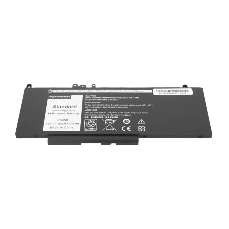 MOVANO accu G5M10 WYJC2 8V5GX voor Dell E5450 E5550 7,4V - 5800 mAh (43 Wh)