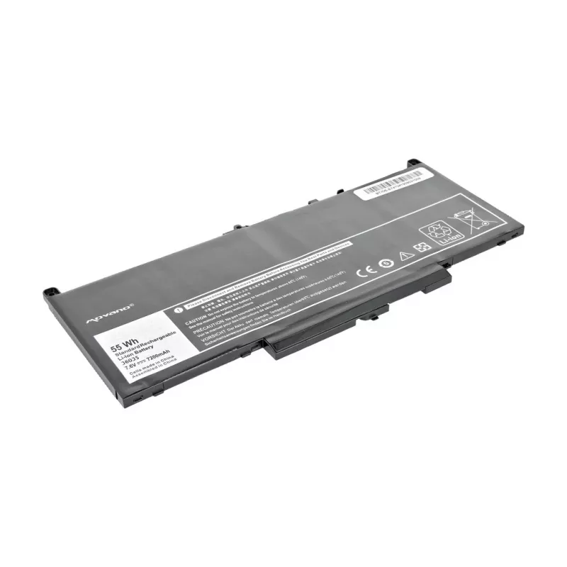MOVANO accu J60J5 GG4FM MC34Y voor Dell E7270 E7470 - 7200 mAh (55 Wh)