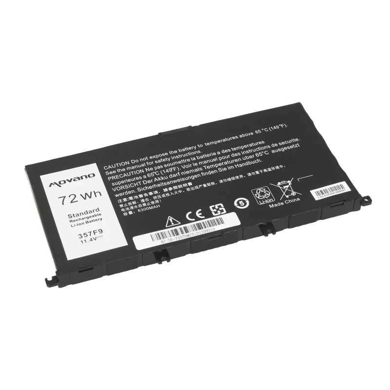 MOVANO accu 357F9 voor Dell Inspiron 5577 7557 - 6300 mAh (72 Wh)