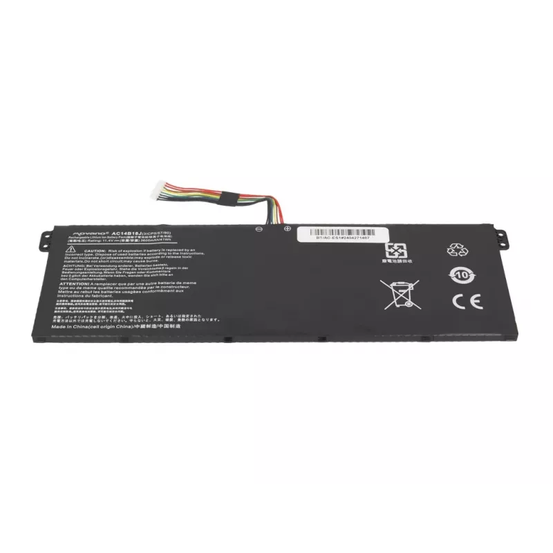 MITSU accu AC14B13J AC14B18J voor Acer Aspire ES1 V3 - 3600 mAh (41 Wh)