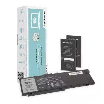 MOVANO accu MFKVP voor Dell Precision 15 7510 17 7710 - 7000 mAh (80 Wh)