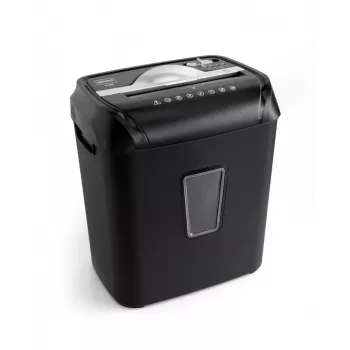 Wallner XD1010C Cross-Cut papiersnipperaar, 10 vel, 21 L, zwart