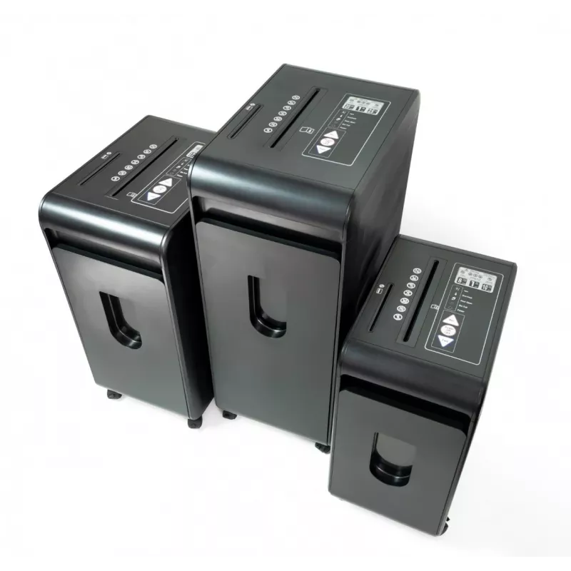 WALLNER papiersnipperaar MR 2212 C4 partikelsnit, 12 vel, 20L, zwart